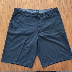 O’Neill Men’s Black Plaid Shorts